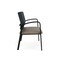Lesro Newport 2 Seat Tandem Seating Metal Frame No Center Arms, Black, RS Night Sky Back, MD Farro Seat NP1501 - alternate 3